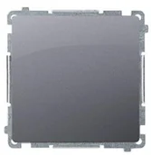 Wyłączniki światła i elektryczne - Kontakt Kontakt_Simon Łącznik jednobiegunowy (moduł) 16AX. 250V. szybkozłącza srebrny mat BMW1A.01/43 - miniaturka - grafika 1