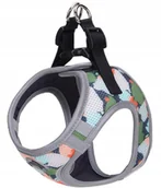 Szelki dla psów - E.hiking Szelki Odblask Harlequin M - miniaturka - grafika 1