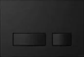 Przyciski spłukujące - Cersanit MOVI przycisk spłukujący czarny mat - K97-417 K97-417 - miniaturka - grafika 1