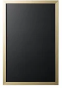 Tablice i flipcharty - Bi-Office Black Board Gold & Silver, tablica do pisania kredą 60x40 cm PM0325618 - miniaturka - grafika 1
