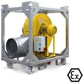 Trotec Wentylator promieniowy TFV 100 Ex - Wentylatory przemysłowe - miniaturka - grafika 3