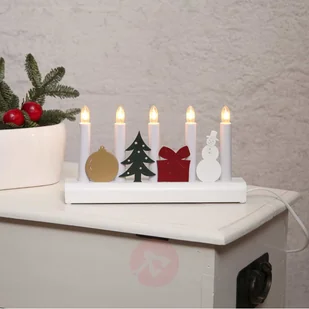 Best Season Kolorowy bożonarodzeniowy świecznik Julia - Świeczniki - miniaturka - grafika 2