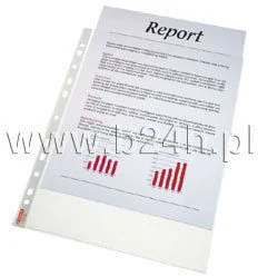 Esselte Koszulki krystaliczne A4/100 szt. 75micronów pudełko 56113 - Ofertówki - miniaturka - grafika 2