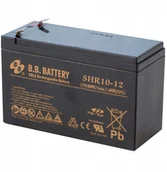 Baterie do zasilaczy awaryjnych UPS - Akumulator Agm B.b. Battery SHR10-12 12V 10Ah 40W - miniaturka - grafika 1
