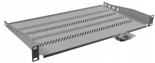 Assmann Półka 19" 1U G/250 szary (RAL 7035) TN-19-250-1U-GY - Szafy rack - miniaturka - grafika 4