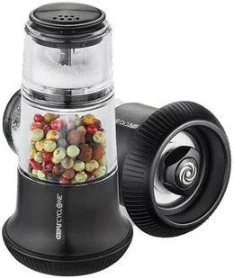 Gefu Młynek do pieprzu z solniczką X-Plosion czarny powlekany G-34624 - Pojemniki na przyprawy - miniaturka - grafika 2