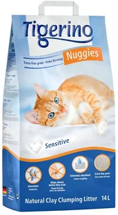 Tigerino Tigerino Nuggies Ultra Sensitive - bezwonny - 2 x 14 l - Żwirek dla kotów - miniaturka - grafika 2