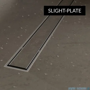 Schedpol Schedline brodzik posadzkowy podpłytkowy z odpływem liniowym slight plate 90x90x5/12cm 10ST.1S1-9090 - Syfony - miniaturka - grafika 6