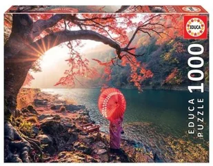 Educa Puzzle 1000 elementów Wschód słońca nad rzeką Katsura - Puzzle - miniaturka - grafika 2