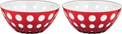 Miski i półmiski - Guzzini Miseczki na przekąski Le Murrine 12,5 cm czerwono-białe 2 szt. 279412147 - miniaturka - grafika 1