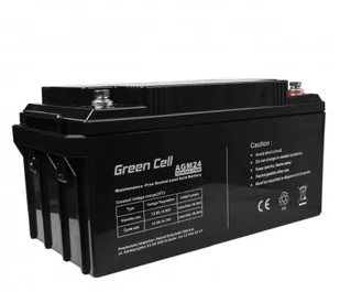 AGM Green Cell Akumulator VRLA Green Cell 12V 65Ah AGM24 - Akumulatory ogólnego zastosowania - miniaturka - grafika 2