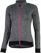 Bluzy na rower - Rogelli Koszulka długi rękaw Rogelli BENICE czarno-szara-różowa 494858 - miniaturka - grafika 1