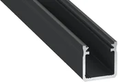 Lampy pozostałe - Milagro Profil Aluminiowy Czarny Typ Y 1m + Klosz Mleczny EKPR6336 - miniaturka - grafika 1