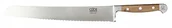 Noże kuchenne - Güde nóż do chleba, Alpha Serie, długość ostrza: 32 cm, drewno gruszy, z żarówką B431/32 B431/32 - miniaturka - grafika 1