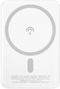 Dudao bezprzewodowy power bank MagSafe 5000mAh czarny (K14S) hurtel-82326-0 - Powerbanki - miniaturka - grafika 3