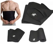 Pasy odchudzające - Pas Neoprenowy Obszywany Odchudzajacy 120 x 28 cm - miniaturka - grafika 1