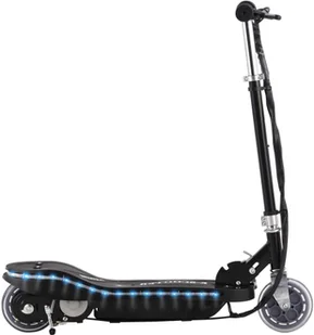 vidaXL Hulajnoga elektryczna z LED 120 W Czarna - Hulajnogi elektryczne vidaXL Hulajnoga elektryczna z LED 120 W Czarna - Hulajnogi elektryczne - miniaturka - grafika 1