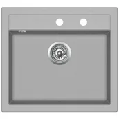 Zlewozmywaki - Aquasanita Quadro SQQ100-220AW - miniaturka - grafika 1