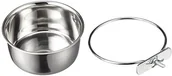 Miski dla psów - Barry ze stali nierdzewnej 600 ML, 12 cm mocowanie na śruby dla ptaków - miniaturka - grafika 1