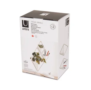 Umbra Kwietnik ścienny 2 szt. Mały Sreby TRIGG 470753-670 - Kwietniki - miniaturka - grafika 12