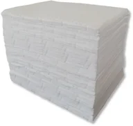 Sorbenty - ECOTEXTIL Mata Sorbentowa Olejowa, (100 Arkuszy), Chłonność 141 L. Biały 3 350 G/m2 40Cm X 50Cm Mata Olejowe / Hydrofobowe - miniaturka - grafika 1