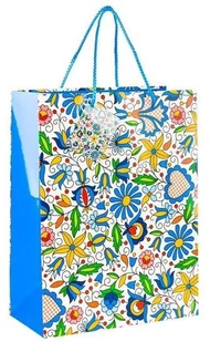 Folkstar Torebka ozdobna L kaszubska FOLKSTAR - Opakowania i torebki na prezenty - miniaturka - grafika 3