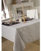 Obrusy i serwetki - CALITEX calitex obrus, ze stali damasceńskiej, 150x250 cm, szary OK - miniaturka - grafika 1