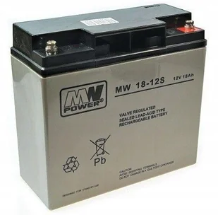 Mean Well Akumulator żelowy 12V 18Ah MW 18-12 - Akumulatory ogólnego zastosowania - miniaturka - grafika 5