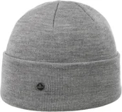 Czapki damskie - Merino Czapka z Mankietem GOTS by Lierys, szary, One Size - miniaturka - grafika 1
