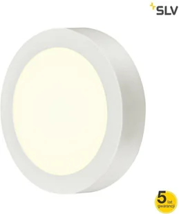 Spotline SLV SENSER 18 CW wewnętrzna oprawa ścienna i sufitowa natynkowa LED okrągła biała 4000 K 1004701 - Lampy ścienne - miniaturka - grafika 2