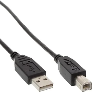 InLine Kabel USB Typ A męski B męski czarny 5m 34555X - Kable USB - miniaturka - grafika 2