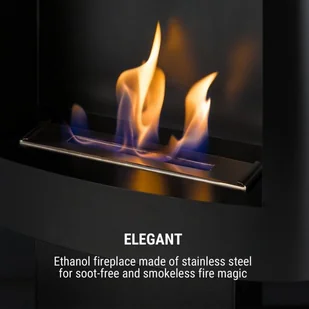 OneConcept OneConcept Phantasma Tower, kominek na etanol, bezpieczny palnik, zasuwa do gaszenia płomienia, kolor czarny GDI9-Phantasma-Tower - Biokominki - miniaturka - grafika 11