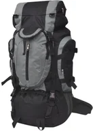 Plecaki - vidaXL vidaXL Plecak turystyczny XXL 75 L czarno-szary - miniaturka - grafika 1