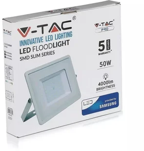 v-tac Projektor LED V-TAC 50W SAMSUNG CHIP Czujnik Ruchu Funkcja Cut-OFF Biały VT-50-S 6400K 4000lm - Lampy pozostałe - miniaturka - grafika 4