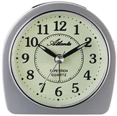 Zegary - Atlanta budzik selbstleucht fotoluminescencyjny bez ticken kwarc Srebrny  1586  19 1586-19 - miniaturka - grafika 1