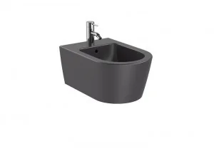 Roca Inspira Round bidet stojący Onyks A357527640 - Bidety - miniaturka - grafika 3