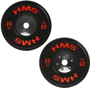 HMS Zestaw talerz olimpijskich BUMPER- BTBR SET (8 szt.) - 1009666 - Pozostały sprzęt siłowy - miniaturka - grafika 10