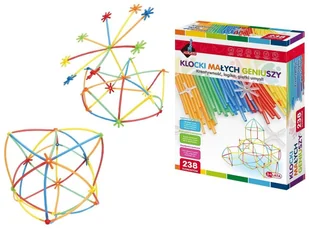 Askato Klocki słomki MIDI 238 elementów - Zabawki konstrukcyjne - miniaturka - grafika 4