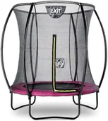 Trampoliny - Exit Trampolina Exit Silhouette Rosa 183 cm z siatką holenderska różowa 12.93.06.60 - miniaturka - grafika 1
