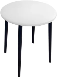 Taboret TRIX D10 biały podstawa czarna - Taborety i hokery - miniaturka - grafika 2