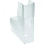 Pojemniki biurowe - Fellowes Pojemnik na czasopisma GREEN2DESK przeźroczysty, FE530-20 - miniaturka - grafika 1