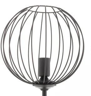 Euluna Lampa stojąca Cumera czarna z klatkowym kloszem - Lampy stojące - miniaturka - grafika 3