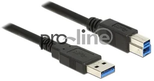 Delock Kabel USB 3.0 5m AM-BM czarny (85070) - Kable USB - miniaturka - grafika 2