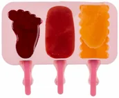 Akcesoria do lodu - Forma silikonowa na lody na patyku, różowy - miniaturka - grafika 1
