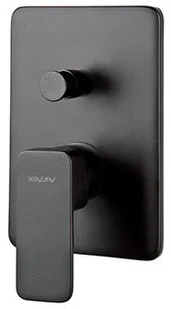 Valvex LOFT BLACK podtynkowa czarna 2455970 - Baterie wannowe i prysznicowe - miniaturka - grafika 2