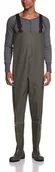 Botki męskie - Dunlop 388 VP waadbroek wodery/kalosze, 40 EU PVC CHEST WADER GREEN 06 - miniaturka - grafika 1
