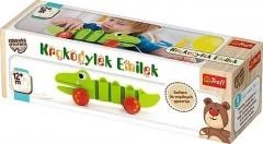 Trefl 60659 Drewniana zabawka do ciągnięcia Krokodylek Emilek 60659 - Zabawki interaktywne dla dzieci Trefl 60659 Drewniana zabawka do ciągnięcia Krokodylek Emilek 60659 - Zabawki interaktywne dla dzieci - miniaturka - grafika 2