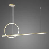 Lampy sufitowe - Altavola Design Lampa wisząca Nowoczesna lampa wisząca ledowa złota Altavola Led shape LA087/PX_3k_gold LA087/PX_40_3k_gold - miniaturka - grafika 1