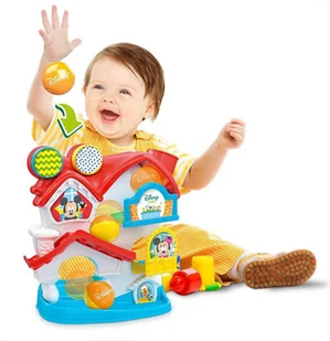 Clementoni Clementoni 17204 Baby Mickey Ball Drop House - Akcesoria do wózków - miniaturka - grafika 6