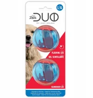 Zabawki dla psów - Zeus Duo Ball Piłki Led 6,3cm zabawka dla Psa 2szt - miniaturka - grafika 1